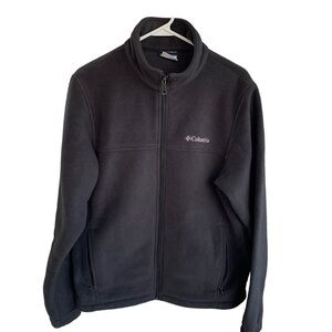 Columbia Men's Granite Mountain Fleece Jacket Size Medium Black